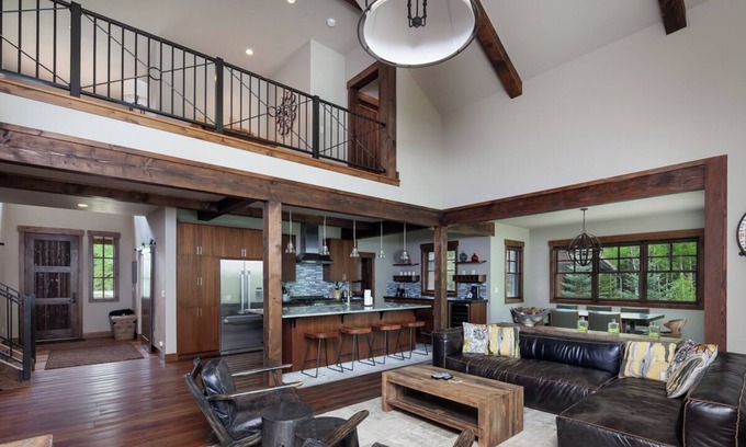 Whitefish Apartment | Posh Multi-Level Retreat w/Preserve Views, BBQ, Kid’s Playroom