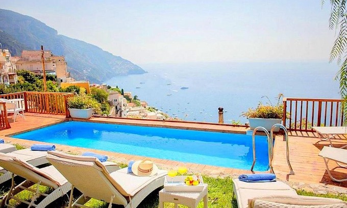 Chiesa Nuova Villa | Positano Villa Sleeps 8 Pool WiFi
