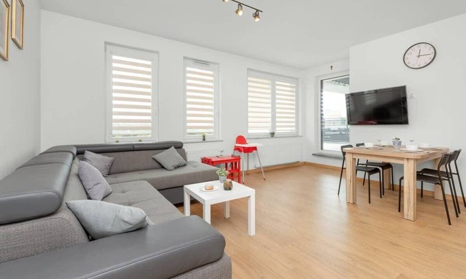 Zaspa Apartment | Powstańców Wielkopolskich 5G | Bright Apartment