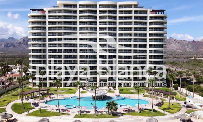 San Carlos Condo | Premier Playa Blanca Condo 103: 2 BR, 2BA, Beachfront,Ground Level,Hotel Service
