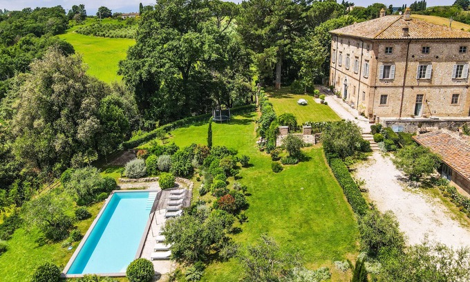 Montecampano Villa | Prestigious Villa From the 1800s Elegantly Restored Large Garden, Pool and AC