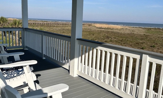 Red Fish Cove House | Prices REDUCED on Beautiful beachfront home directly on the Gulf of Mexico