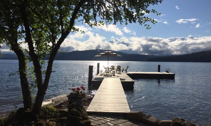 Coolin Cabin | Priest Lake Waterfront with Incredible View!