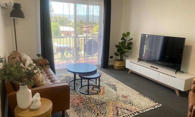 Adelaide Central Business District Apartment | Prime location in heart of Adelaide City with Hills balcony view