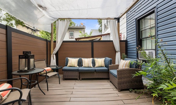 West Side Apartment | Private 1BR with Patio, Full Kitchen, Easy Access to Manhattan