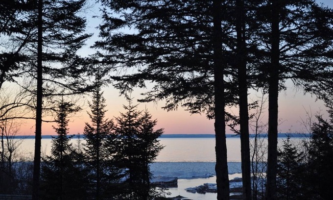 Port Wing Cabin | Private Beach, Ski, Snowshoe and Sauna at Superior Shores
