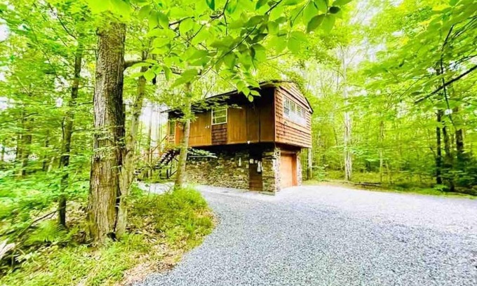 Pocono Lake Cabin | Private Cabin/Treehouse in the Poconos