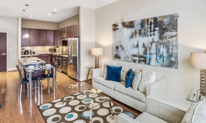 George Washington University Apartment | Private & Clean 1BR | Work Remote | DC Foggy Bottom