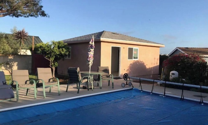 Morena Cottage | Private Cottage by Mission Bay with Pool, and Spa Massage chair inside!