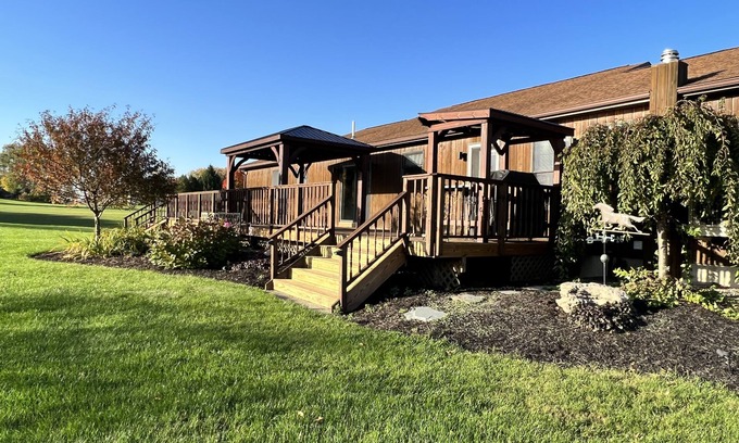 Lansing House | Private Country Home, Convenient Location