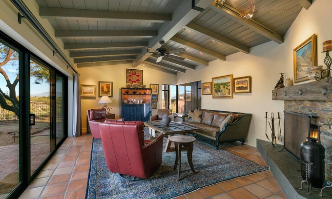Oracle Foothills Estates House | Private Foothills Villa + Panoramic Views + Heated Pool/Spa