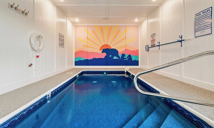 Pigeon Forge Cabin | Private Heated Indoor Saltwater Pool - Arcade - Pool Table - HotTub - Views