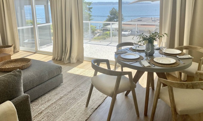 White Rock House | Private home with spectacular ocean views in newly renovated home/cottage.