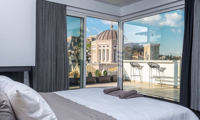 Plaka Apartment | Private Loft Suite with stunning view of Acropolis