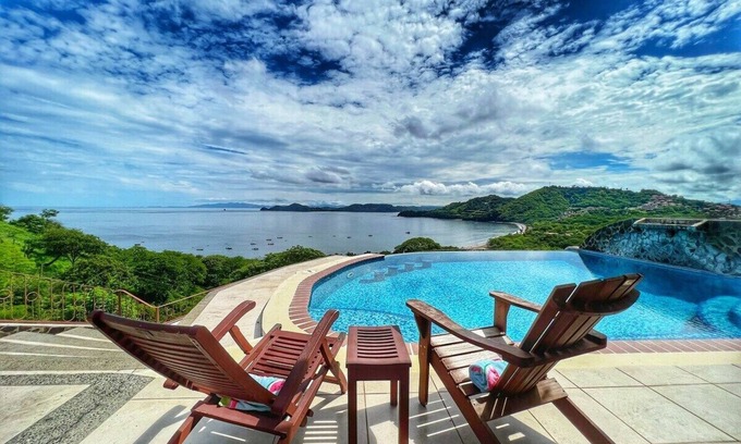 Playa Hermosa Condo | Private Ocean View Pool - Two Terraces - Gas BBQ