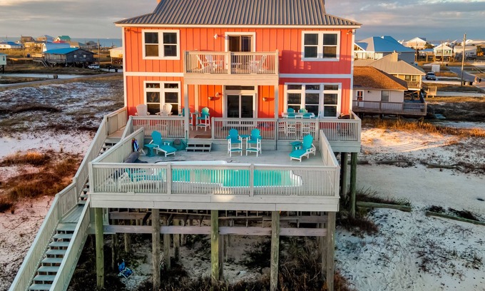 Dauphin Island House | Private Pool, Gulf View Beach House - Wave Loudest