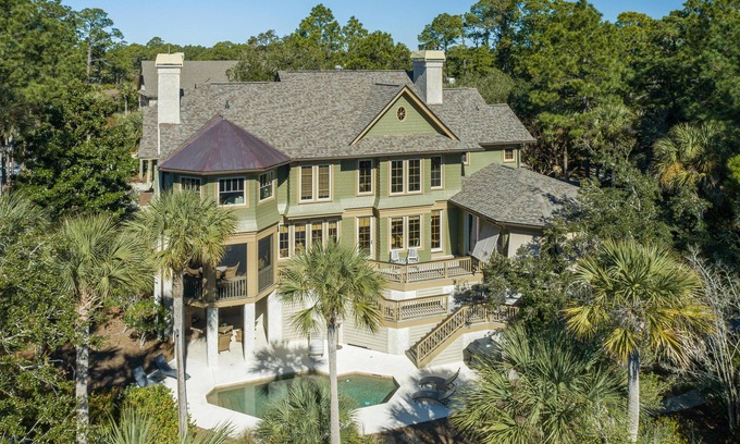 Vanderhorst Plantation House | Private Pool +Lagoon Views and Secluded Setting