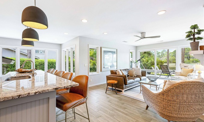 Sea Pines House | Private Pool, Marsh View, Super Stylish Classic BESTNEST at 11 Black Tern