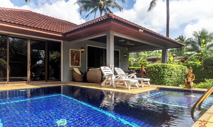 Ko Pha-ngan Villa | Private pool villa 50 meters from the beach 🏝