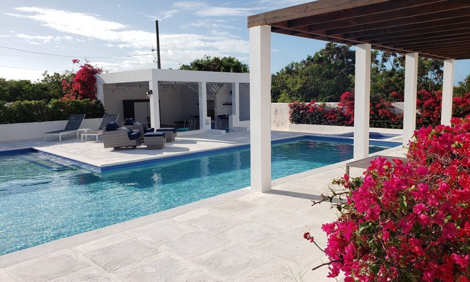 Leeward Settlement Villa | Private Resort Style Villa and Pool close to beaches