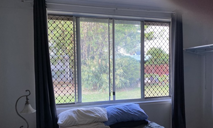 Gray Bed & Breakfast | Private, secure easy going room to move.