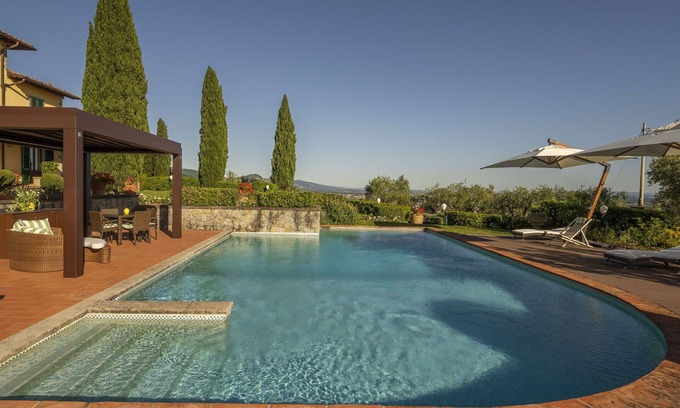 Massa e Cozzile Villa | Private Villa with private pool, A/C, hot tub, sauna, WIFI, TV, patio, panoramic view, parking