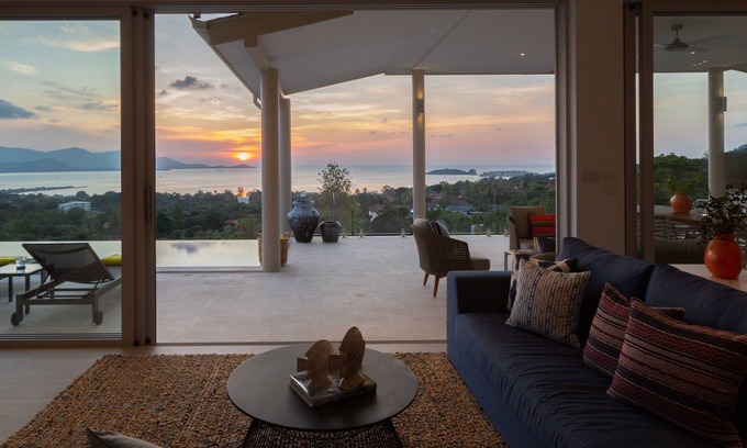 Moo 5 Villa | Private Villa with Large Living Area, Family Infinity Pool, Incredible Sunset