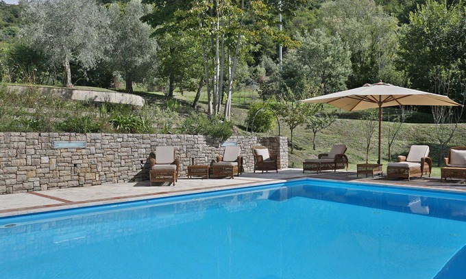 Villabuona Villa | Private Villa with WIFI, A/C, private pool, TV, patio, panoramic view, parking, close to Lucca