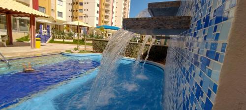 J Jeriquara Apartment | Prive das Thermas I Caldas Novas - ACHEI FERIAS - com roupa de cama