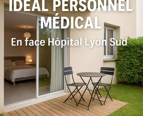 Pierre-Benite Apartment | Proche Hôpital LyonSud Metro B Calme et WiFi