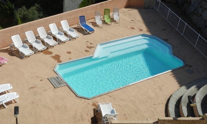 Propriano Apartment | Propriano T3 50 m2 - magnificent view of the Gulf of Valinco and swimming pool