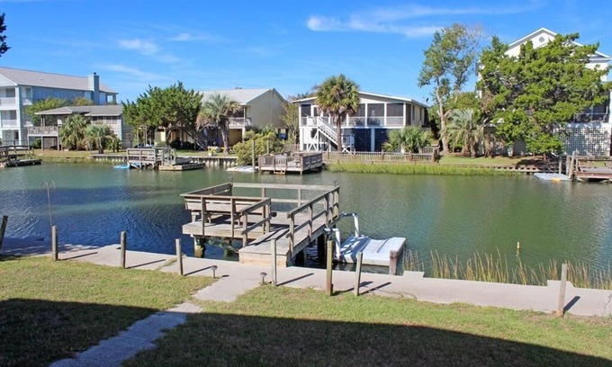 Litchfield by the Sea House | Pryor Dog Friendly, Huge Porch, Creek Dock