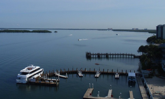 Punta Rassa Condo | Punta Rassa, 10th FL End Unit, Spectacular Views Of Water, Wildlife & Sunsets