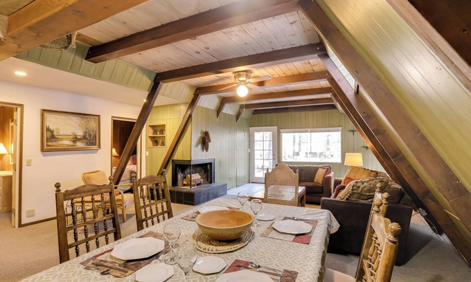 Plumas Eureka Estates Cabin | Quaint + Rustic A-Frame < 5 Mi to Plumas-Eureka!