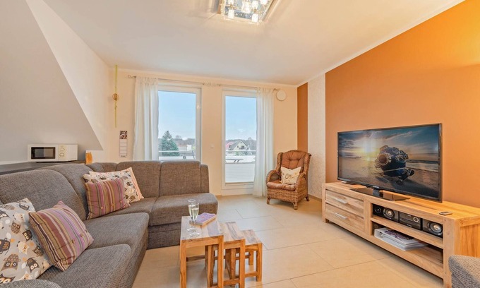Zinnowitz Apartment | Quartier Görmitz 36 - 12 Eulennest: Feel-good oasis in Zinnowitz with sauna & fireplace