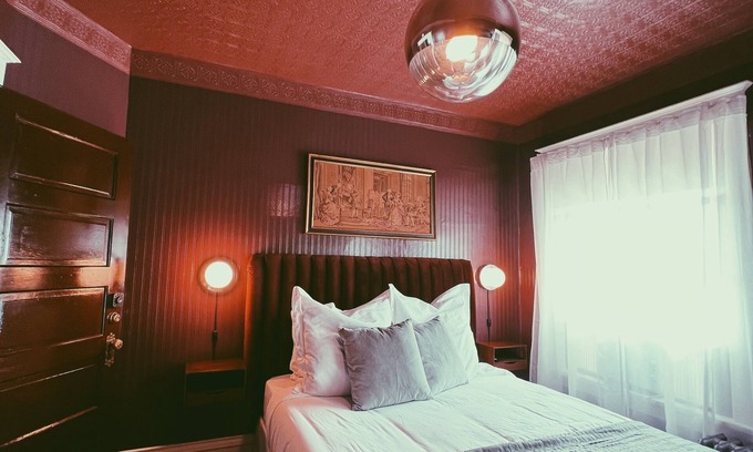 Logan Bed & Breakfast | Queen Bed, Private Bath - Rose's Room - Marianna Stoltz House