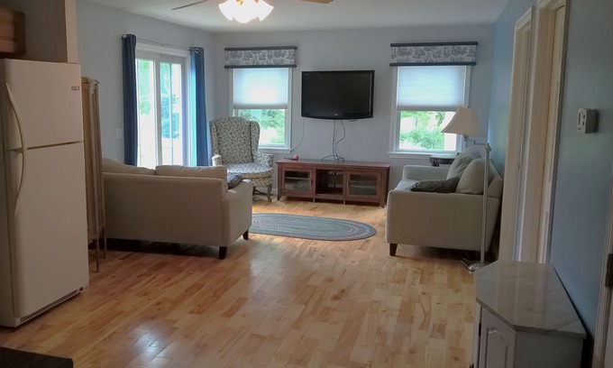 Harbor Springs Apartment | Quiet Apt. location. Close to Lake. ADA wheelchair accessible shower and bath.