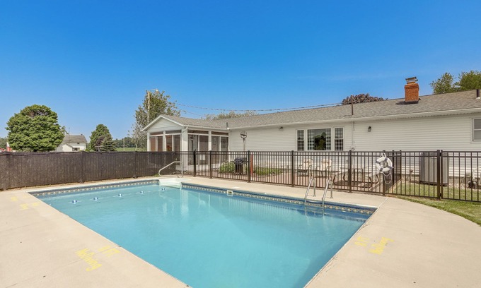 New Haven  Huron County House | Quiet Greenwich Home w/Pool + Screened Porch!