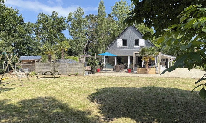 Pleneuf-Val-Andre Villa | Quiet house with private pool unique view on the verdelet
