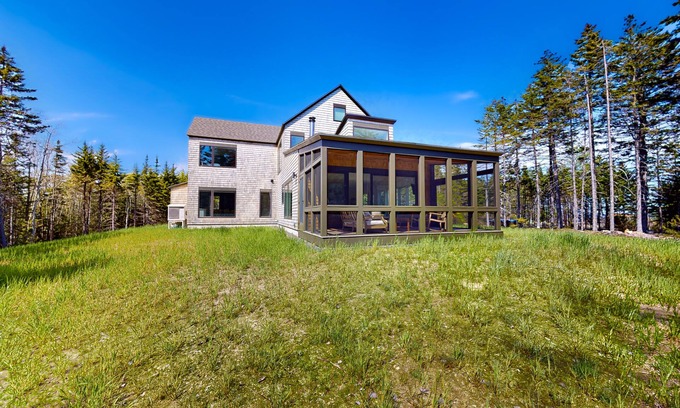Tenants Harbor House | Quiet, modern, dog-friendly home with ocean views, private trails & firepit