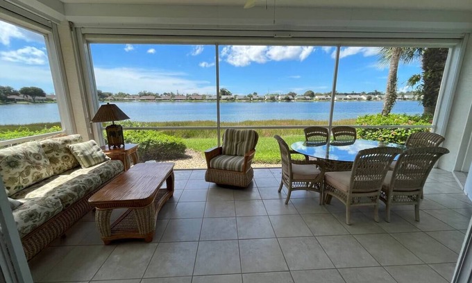 Crown Pointe Condo | Quiet neighborhood with beautiful sunset views, just minutes from the beach.