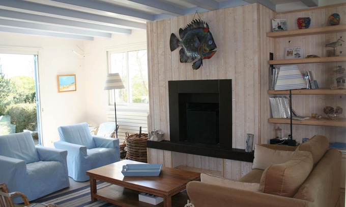Mesquer Villa | Quimiac: Pleasant house in a peaceful area on 2500m2 park, close to the sea. Tennis.