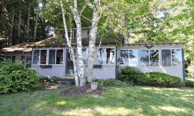 Moultonborough House | Quintessential Winnipesaukee Lake Cottage Sleeps 8 with Views and Dock