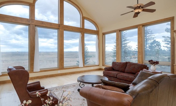 Cheyenne House | Ranchette Living near Frontier Days! Views! Spacious!