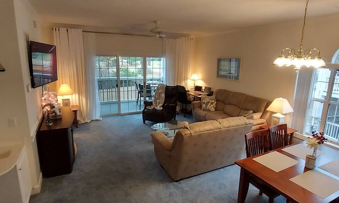 Central Myrtle Beach Condo | RARE find Golf Course view Condo!
