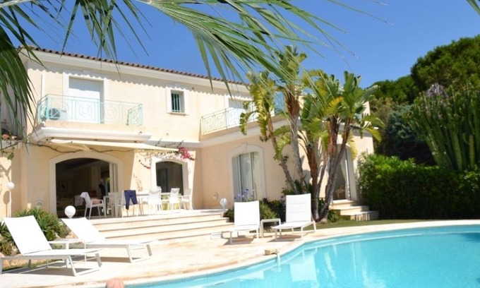 Golfe Juan Villa | RECENT VILLA WITH SEA VIEW AT 800 METERS OF THE BEACH