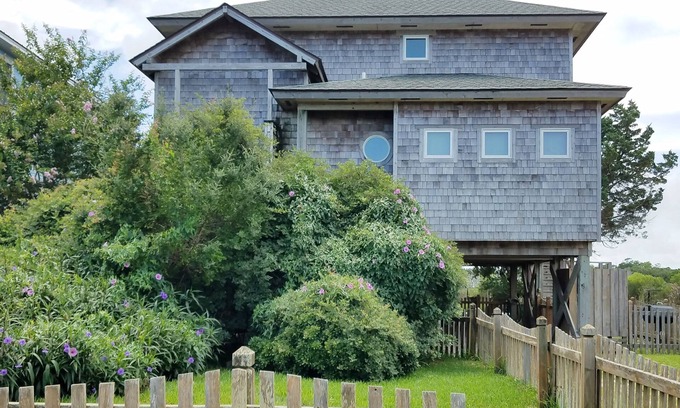 Ocracoke House | Reflections: Canal front home, beautiful marsh views.