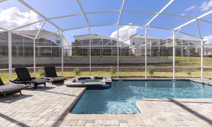 Davenport Condo | Refreshing 6 Bed Pool Home with Game Room Pool/Spa