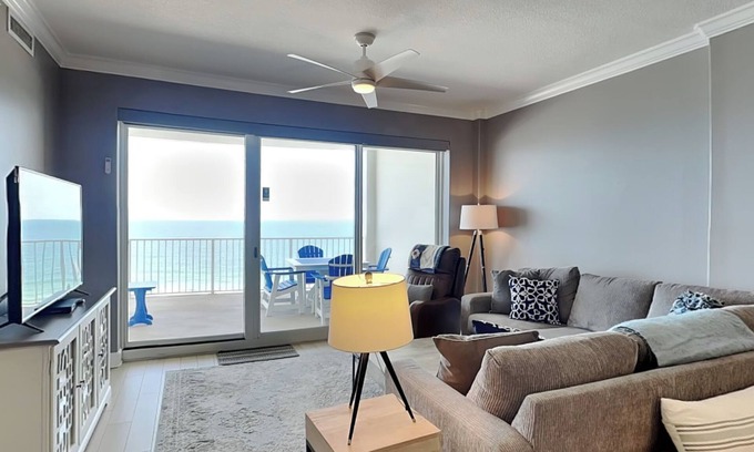 Orange Beach East Condo | Regency Isle 908, 2BD/2BA, Pool, Gym, Sauna, Steam Room, Beach Access + More
