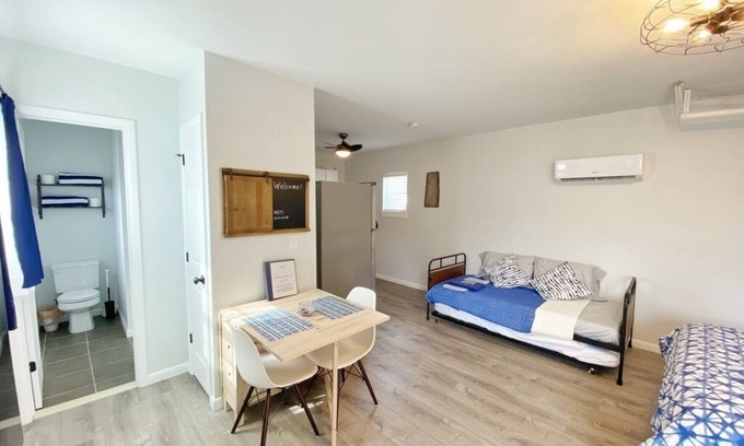 Rehoboth Beach Apartment | Rehoboth Beach Farmhouse Studio, right off the bike trail - 5 min from the beach